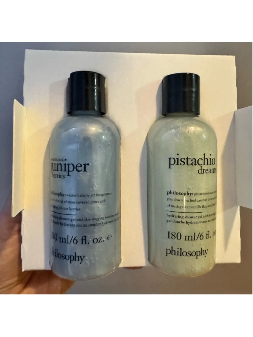 Philosophy Juniper Berries & Pistachio Dreams Body Wash Duo gift set
